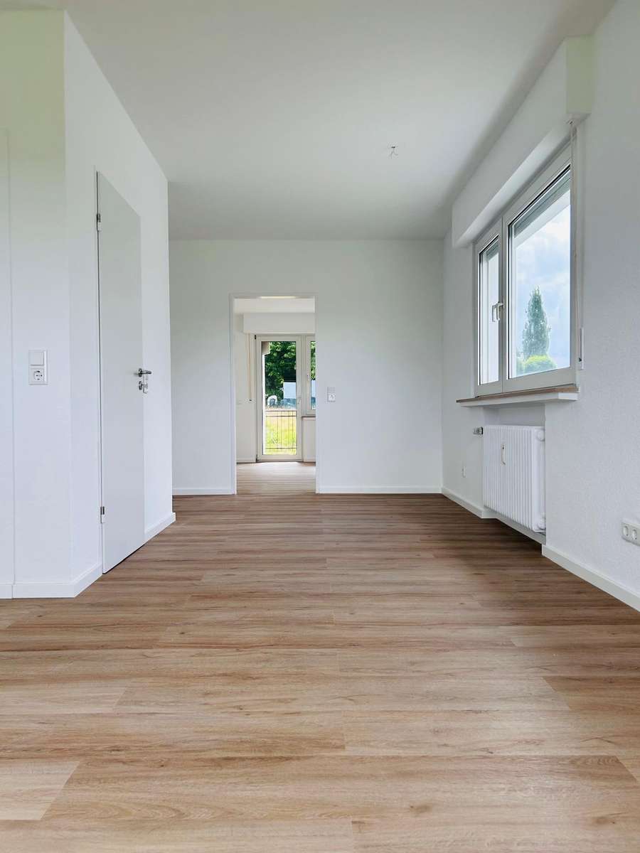 Blick ins Schlafzimmer